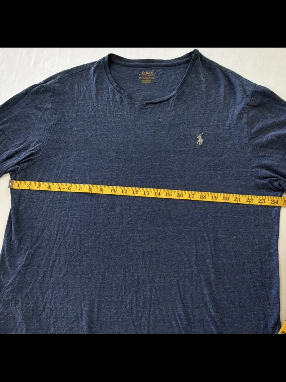 Polo by Ralph Lauren Men's Long-Sleeve Crewneck Tee XL - Deep Blue